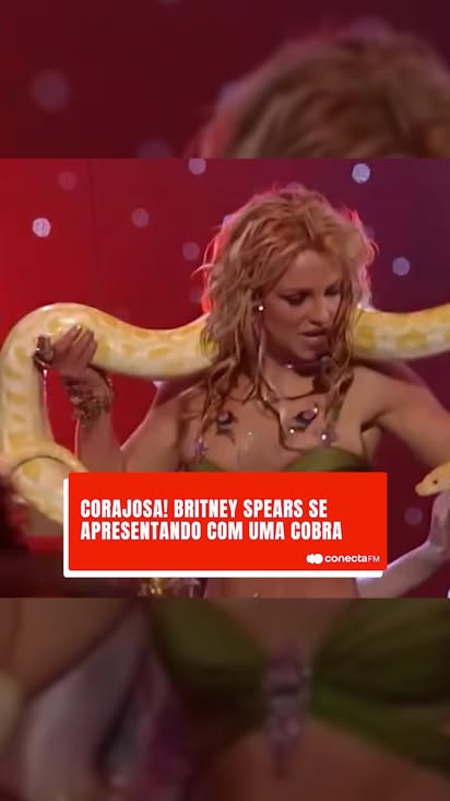 Você teria coragem?

Com apenas 19 anos, Britney Spears fez uma apresentação icônica no MTV VMA de 2001, cantando "I'm a Slave 4 U". Além da sua grande performance, o show entrou para a história devido a um pequeno detalhe: uma cobra píton albina sobre seus ombros!

Anos depois, Britney revelou que a experiência foi ótima, mas que não faria isso novamente.

#BritneySpears #Cobra #Performance