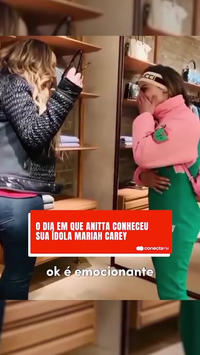 "All I want for Christmas is....."

A Anitta recebeu um dos melhores presentes de natal da sua vida em 2019, quando encontrou Mariah Carey, em Aspen (EUA).

"Eu estou vivendo o melhor dia da minha vida", disse Anitta em um vídeo que gravou para registrar o encontro com sua ídola.

Qual seria sua reação ao encontrar seu artista favorito?

#mariahcarey #anitta #encontro #fã