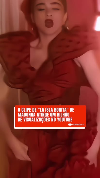O videoclipe de 1987 da canção "La Isla Bonita" de Madonna, parte do álbum True Blue, alcançou a marca de bilhões de visualizações no YouTube.

Segundo o YouTube, este é o primeiro vídeo da cantora a ultrapassar essa expressiva audiência de dez dígitos.

#conectafm #madonna #laiaslabonita