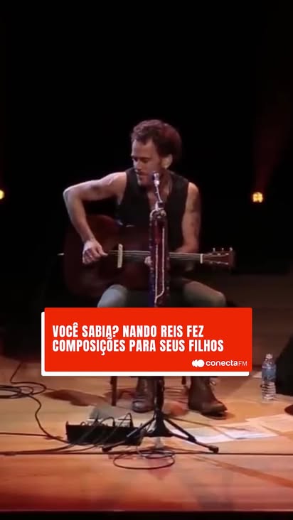 Sabia que Nando Reis tem composições homenageando para seus filhos?

"Espatódea" foi escrita para Zoé, "O Mundo é Bão Sebastião" para Sebastião, "Bom Dia" para Theodoro e Sophia, que tem sua música própria, "Só pra So".

Só música boa!

#conectafm #nandoreis #filhos #composição