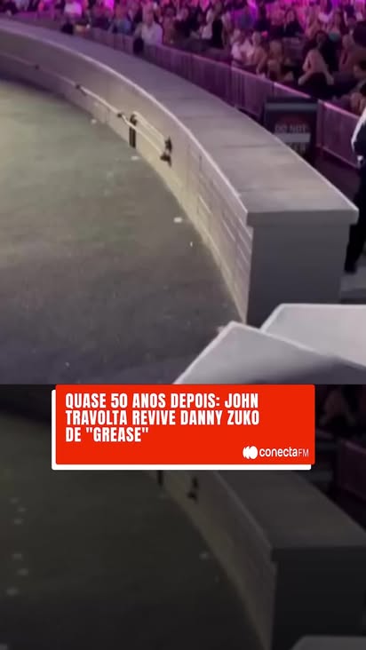 Aos 71 anos, John Travolta surpreendeu fãs ao reviver seu icônico papel de Danny Zuko em um evento de "Grease" no Hollywood Bowl.

O ator, que estrelou o musical de 1978 ao lado da falecida Olivia Newton-John, apareceu vestido como o personagem, pegando a todos de surpresa.

"Ninguém sabia. Nem mesmo o elenco," revelou Travolta em suas redes sociais sobre a aparição inesperada, que celebra a nostalgia do filme.

#conectafm #grease #dannyzuko #johntravolta