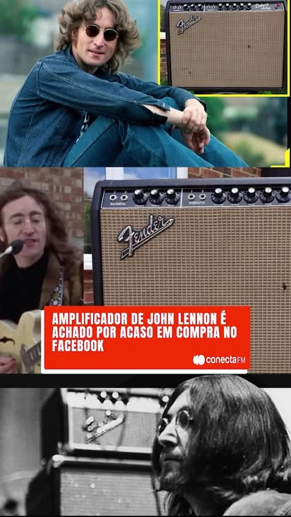 Um guitarrista inglês comprou um amplificador pelo Facebook e acabou com uma relíquia nas mãos: a peça era um Fender Deluxe que pertenceu a ninguém menos que John Lennon! 🎸

Claro que o valor do amplificador subiu astronomicamente, transformando uma simples compra online em um achado histórico.

Quem aí também queria ter uma sorte dessas? ✨

#conectafm #johnlennon #amplificador