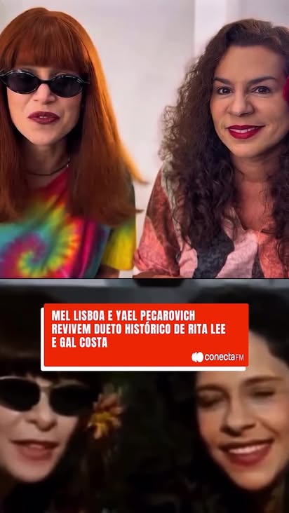 Quando a rainha do rock encontra a voz da MPB. 🥰

Rita Lee e Gal Costa juntas em um dueto histórico de "Mania de Você" em 1991, um encontro de titãs que virou uma joia musical no álbum "Bossa 'n Roll".

Mel Lisboa e Yael Pecarovich recriaram esse momento histórico!

📹 @ritaleeumaautobiografiamusical

#conectafm #ritalee #galcosta