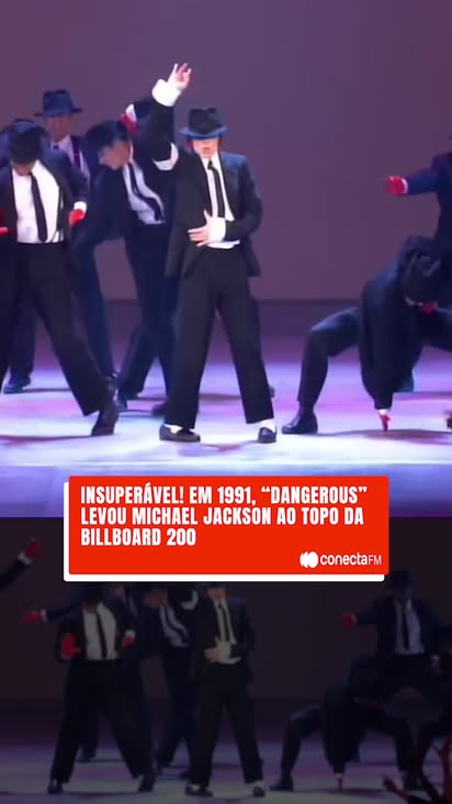 Michael Jackson e o álbum "Dangerous" no topo! 🤩

Em 1991, o Rei do Pop provou mais uma vez porque é insuperável.

O icônico álbum "Dangerous" dominou a Billboard 200 e entregou hits que eram pura magia, não só no disco, mas também no palco. ✨

📹: Reprodução

#conectafm #michaeljackson