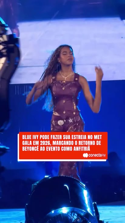 O MET Gala 2026 mal foi anunciado, e o nome da Beyoncé como anfitriã já está quebrando a internet! 🔥

Faz 10 anos que Queen B não pisa no tapete mais fashionista do mundo, e a BeyHive está certa: algo MUITO grandioso vai acontecer no dia 4 de maio em Nova York.

✨ O palpite mais quente? A possível estreia de Blue Ivy Carter no MET Gala! ✨

Com apenas 13 anos, a primogênita de Bey e Jay-Z está cada vez mais sob os holofotes. Depois de brilhar e mostrar todo o seu talento no balé da COWBOY CARTER TOUR (lembra daquela confiança toda no palco?! 🥹), os fãs acreditam que este é o momento perfeito para a adolescente fazer sua grande entrada no evento de Anna Wintour, especialmente porque Beyoncé terá um papel de destaque como anfitriã.

De red carpets de criança a shows lotados, Blue Ivy está pronta para dominar o front row!

Será que veremos mãe e filha servindo looks icônicos e entrando para a história do MET? 🗽

📹: Reprodução

#conectafm #metgala #beyonce #blueivy