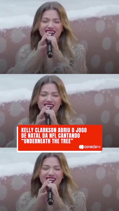 Vocais de milhões para o Natal da NFL! 🏈🎄✨

Tem jeito melhor de entrar no clima natalino do que com a voz da Kelly Clarkson? A diva simplesmente entregou TUDO ao performar o hino moderno "Underneath The Tree" na abertura do jogo de hoje.

Foi aquela dose perfeita de energia e talento que a gente precisava para embalar os touchdowns do dia! Sem dúvidas, uma das melhores faixas da época — e ver isso ao vivo no estádio é outro nível de magia. 🎶🔥

Quem aí também parou tudo pra assistir essa performance icônica? É o hino do Natal sim ou com certeza? 👇🗣️

📹: Reprodução

#conectafm #kellyclarkson